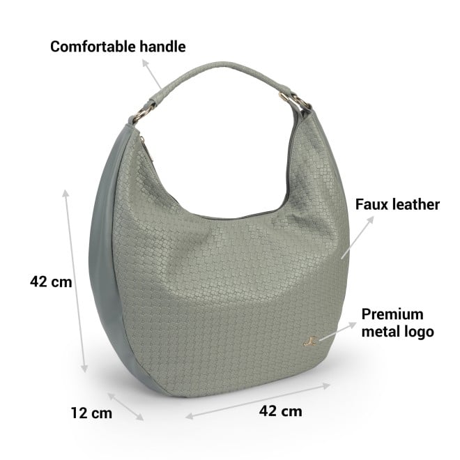 Mochi Women Grey Hobo Bag (SKU: 66-787-14-10)