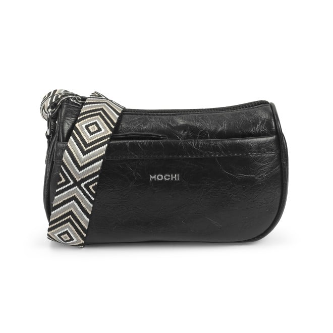 Mochi Women Black Hand Bags Zip Top Sling (SKU: 66-790-11-10)