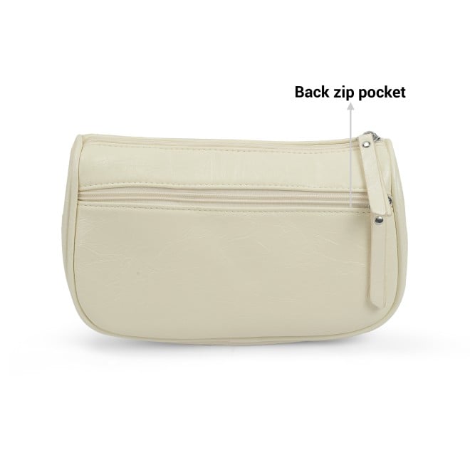 Mochi Women Off-white Hand Bags Zip Top Sling (SKU: 66-790-66-10)