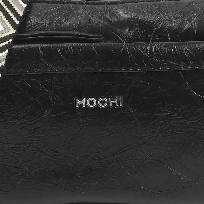 Mochi Women Black Hand Bags Zip Top Sling (SKU: 66-790-11-10)