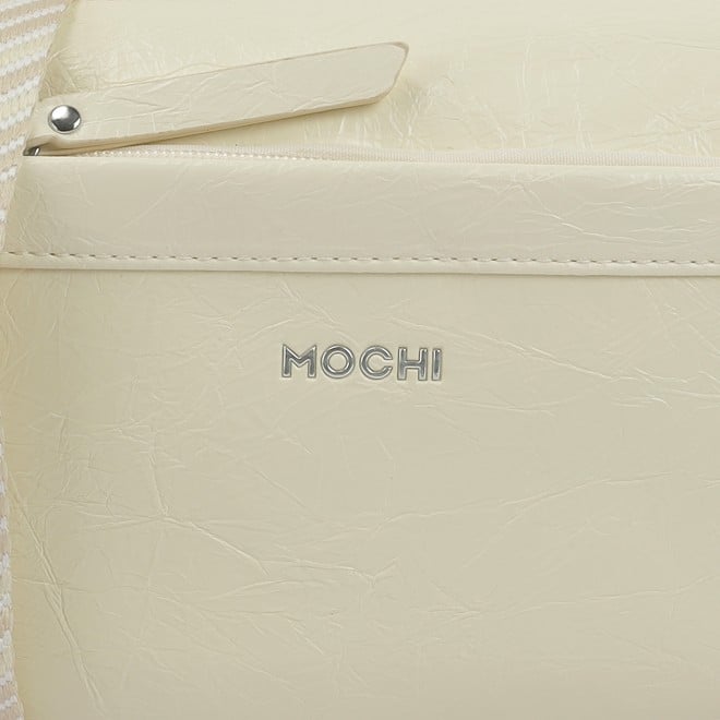Mochi Women Off-white Hand Bags Zip Top Sling (SKU: 66-790-66-10)