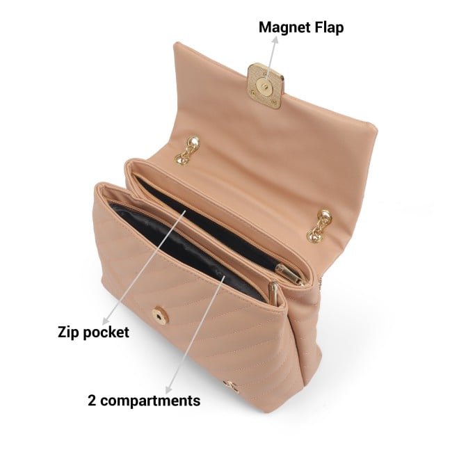 Mochi Women Pink Hand Bags Zip Top Sling (SKU: 66-793-24-10)