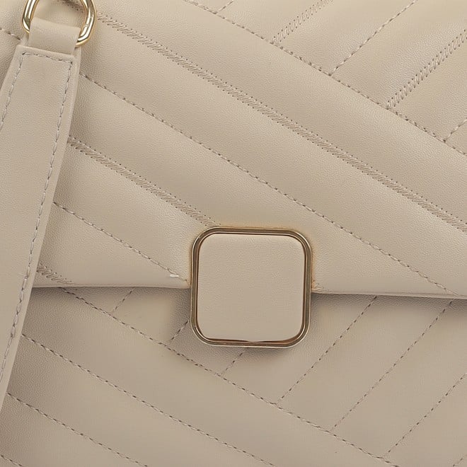 Mochi Women Beige Hand Bags Zip Top Sling (SKU: 66-793-20-10)