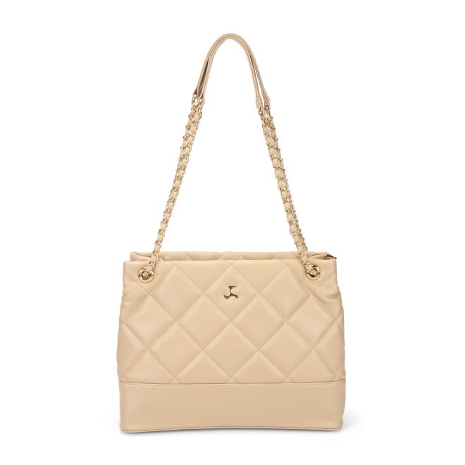 Mochi Women Beige Hand Bags Shoulder Bag