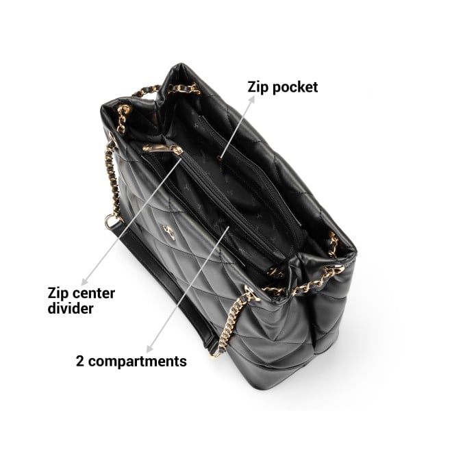 Mochi Women Black Hand Bags Shoulder Bag (SKU: 66-797-11-10)