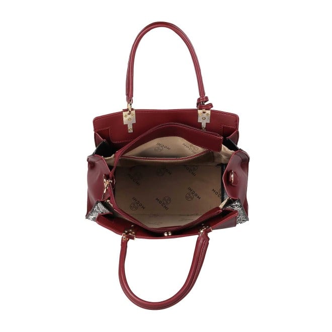 Mochi Women Maroon Satchel Bag (SKU: 66-7970-44-10)