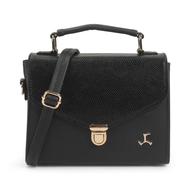 Mochi Women Black Hand Bags Satchel Bags