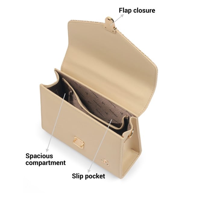 Mochi Women Beige Hand Bags Satchel Bags (SKU: 66-800-20-10)