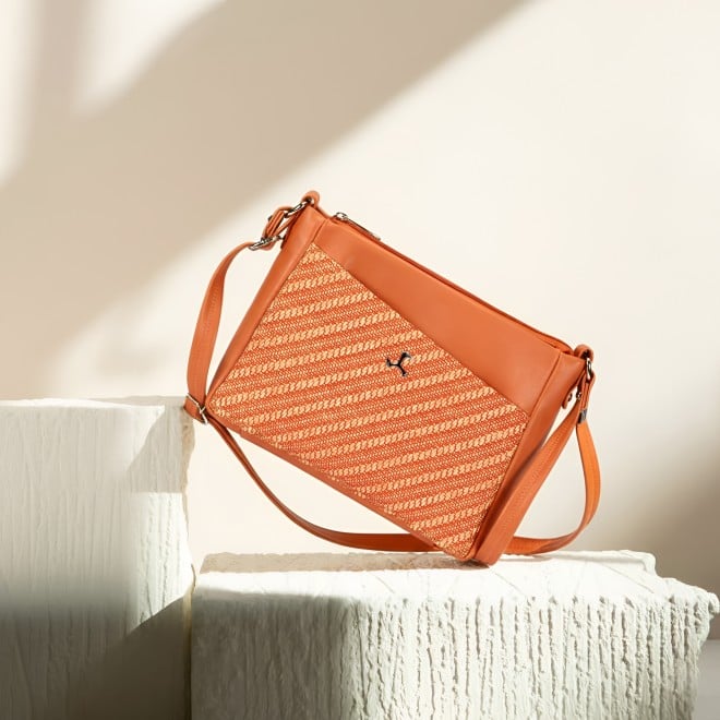 Mochi Women Orange Sling Bag