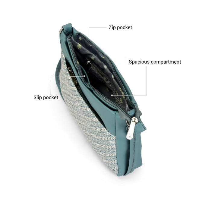 Mochi Women Blue Sling Bag (SKU: 66-802-45-10)