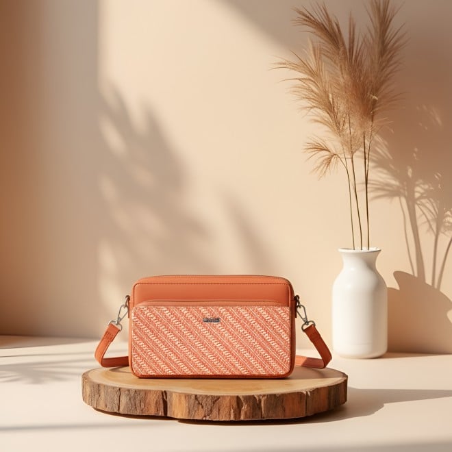 Mochi Women Orange Sling Bag