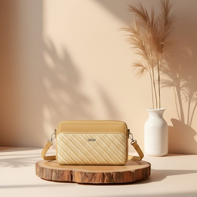 Mochi Women Yellow Sling Bag (SKU: 66-803-33-10)