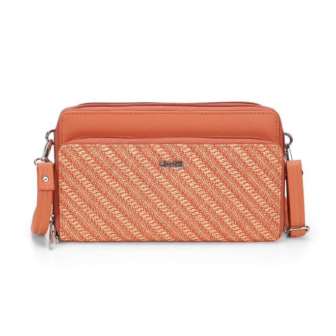 Mochi Women Orange Sling Bag (SKU: 66-803-25-10) Mochi Women Orange Sling Bag (SKU: 66-803-25-10)