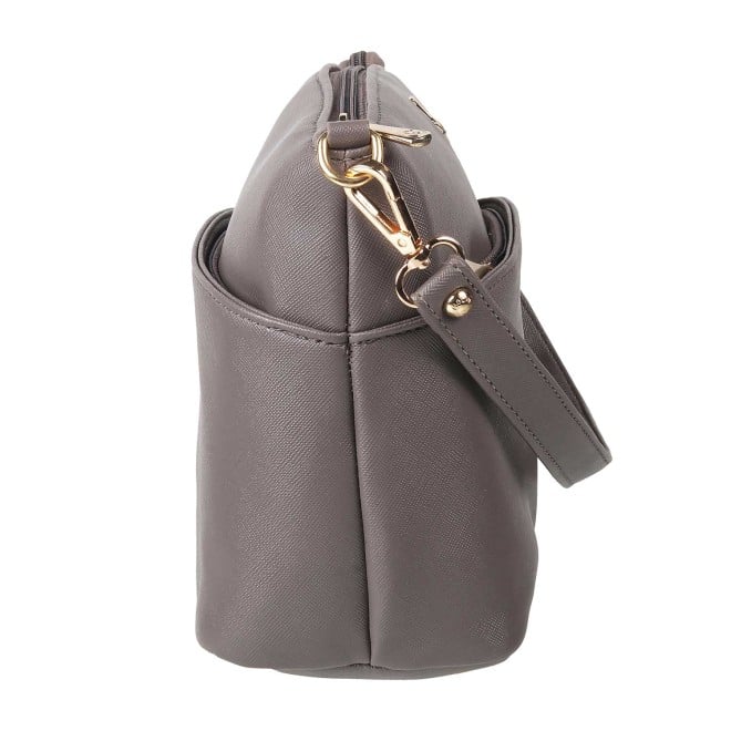 Mochi Women Grey Hand Bags Zip Top Sling (SKU: 66-81-14-10)