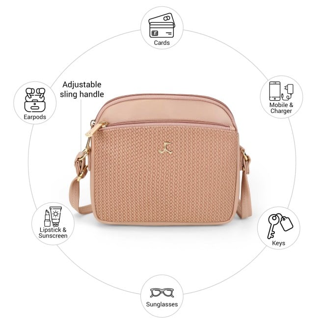 Mochi Women Pink Sling Bag (SKU: 66-811-24-10)