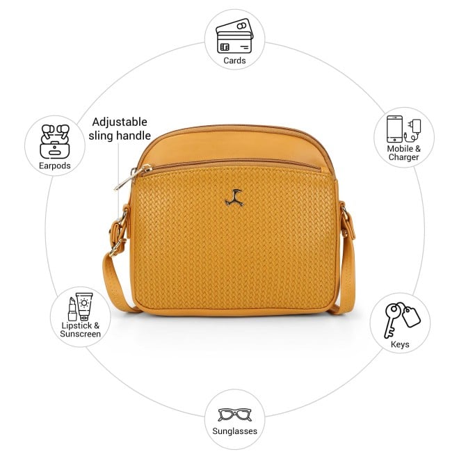 Mochi Women Yellow Sling Bag (SKU: 66-811-33-10)