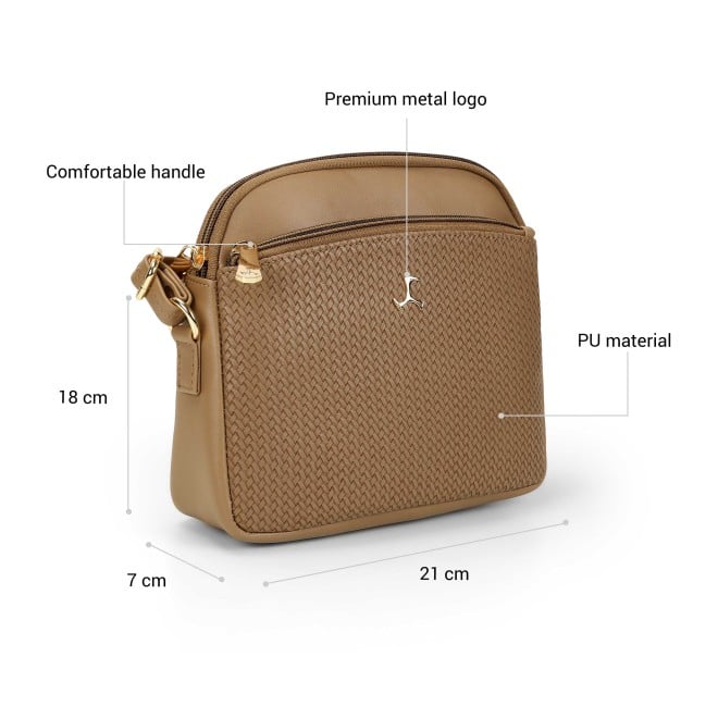 Mochi Women Brown Sling Bag (SKU: 66-811-12-10)