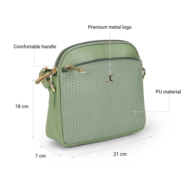 Mochi Women Green Sling Bag (SKU: 66-811-21-10)