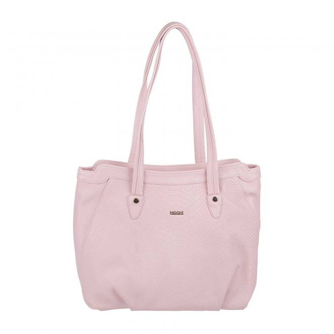 Mochi Women Light Pink Hand Bags Tote bag