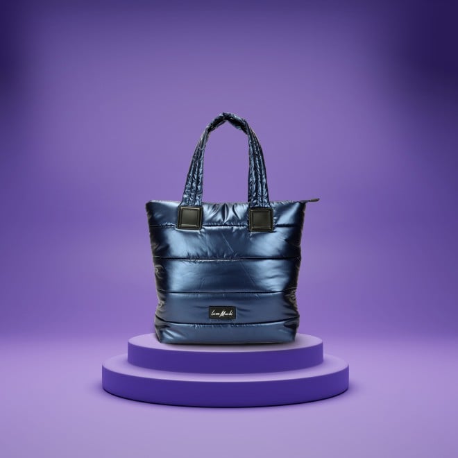 Mochi Women Blue Tote Bag