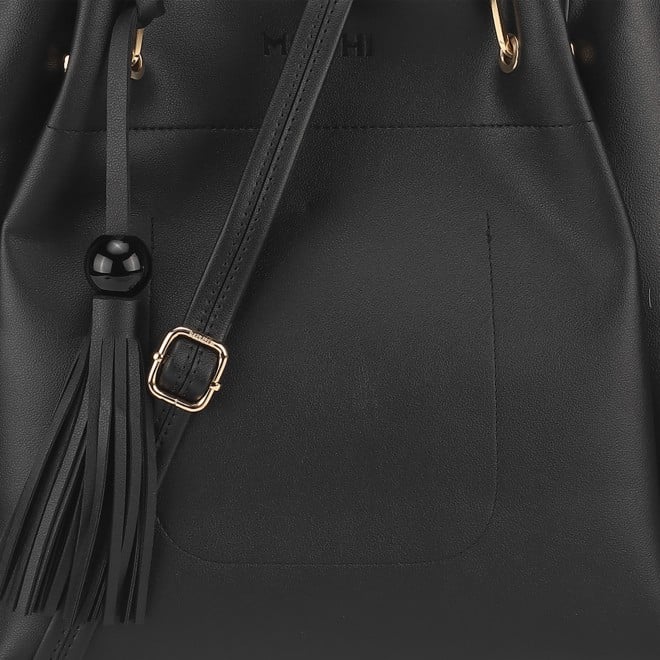 Mochi Women Black Satchel Bag (SKU: 66-8341-11-10) Mochi Women Black Satchel Bag (SKU: 66-8341-11-10)