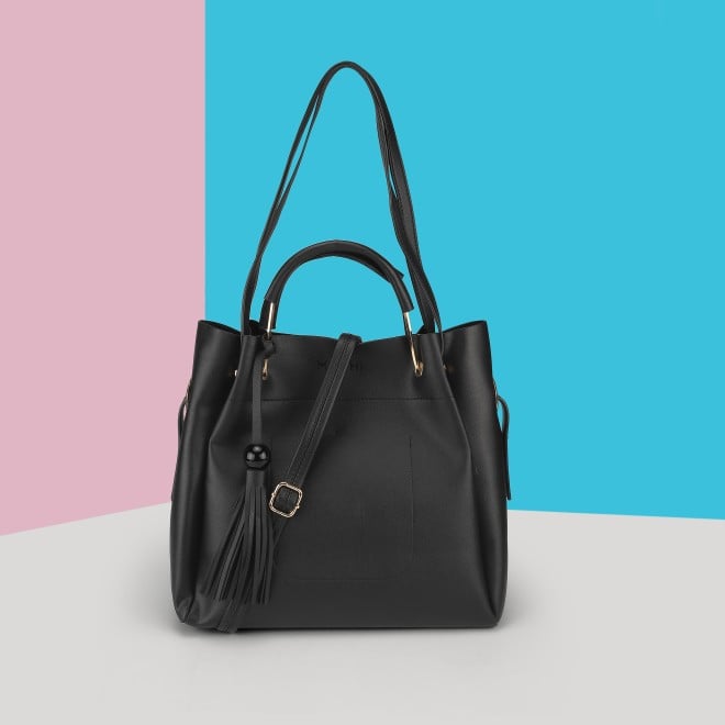 Mochi Women Black Satchel Bag (SKU: 66-8341-11-10) Mochi Women Black Satchel Bag (SKU: 66-8341-11-10)