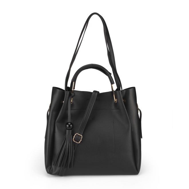 Mochi Women Black Satchel Bag (SKU: 66-8341-11-10) Mochi Women Black Satchel Bag (SKU: 66-8341-11-10)