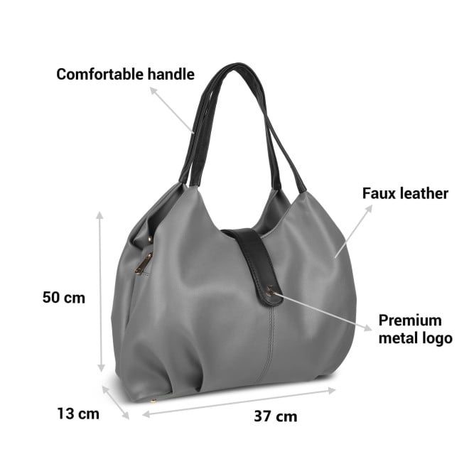 Mochi Women Grey Casual Shoulder Bag (SKU: 66-8375-14-10)