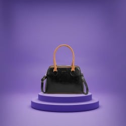 Women Black Satchel Bag