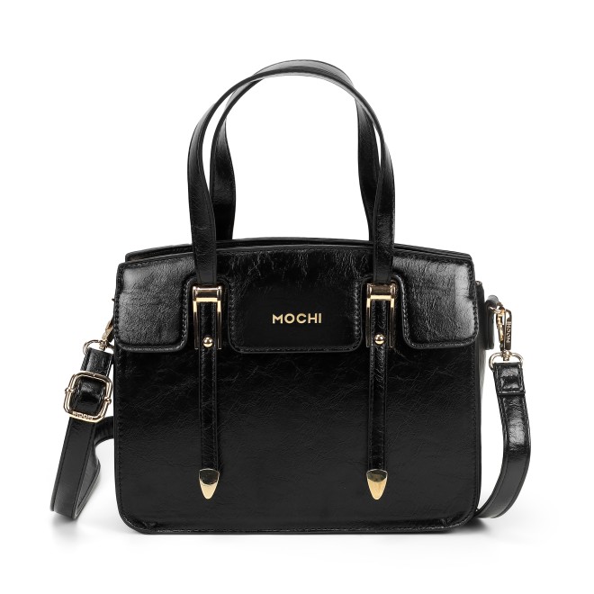 Mochi Women Black Satchel Bag (SKU: 66-843-11-10) Mochi Women Black Satchel Bag (SKU: 66-843-11-10)