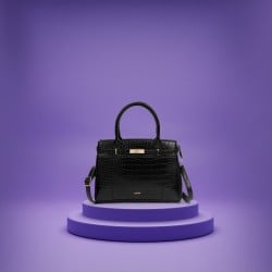 Women Black Satchel Bag