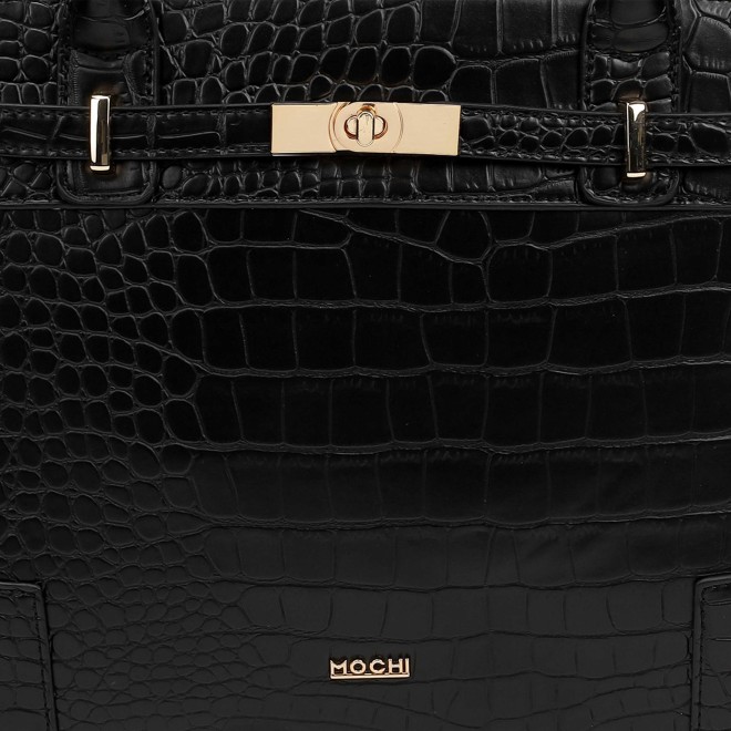 Mochi Women Black Satchel Bag (SKU: 66-844-11-10) Mochi Women Black Satchel Bag (SKU: 66-844-11-10)