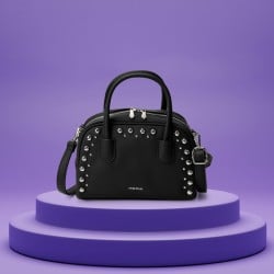 Women Black Satchel Bag