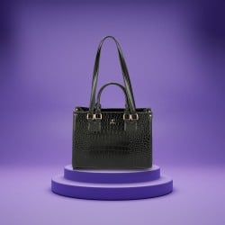 Women Black Satchel Bag