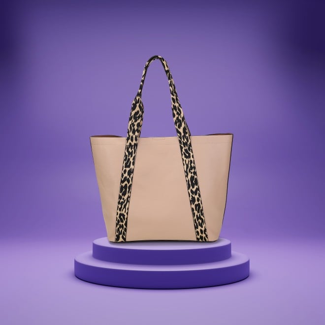 Mochi Women Khaki Tote Bag