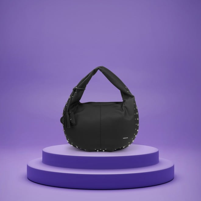Mochi Women Black Hobo Bag