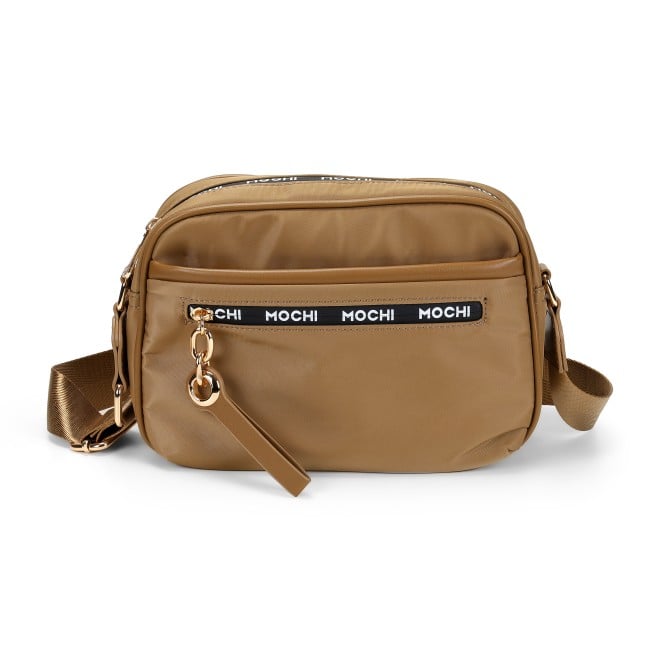 Mochi Women Khaki Sling Bag (SKU: 66-851-62-10) Mochi Women Khaki Sling Bag (SKU: 66-851-62-10)
