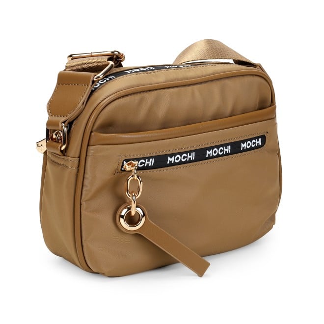 Mochi Women Khaki Sling Bag (SKU: 66-851-62-10) Mochi Women Khaki Sling Bag (SKU: 66-851-62-10)