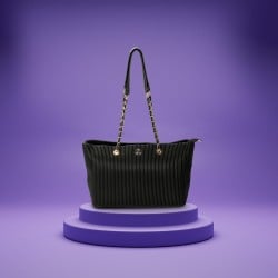 Women Black Tote Bag