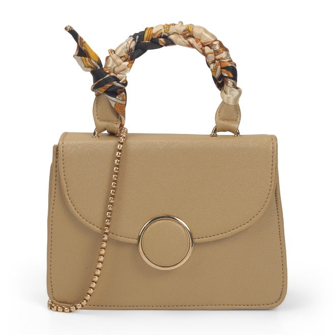 Mochi Women Gold Satchel Bag (SKU: 66-853-15-10)