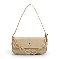 Women Beige Shoulder Bag