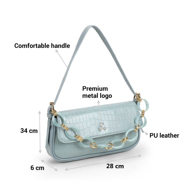 Mochi Women Blue Shoulder Bag (SKU: 66-854-45-10)