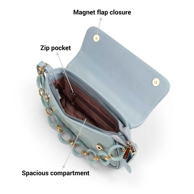 Mochi Women Blue Shoulder Bag (SKU: 66-854-45-10)