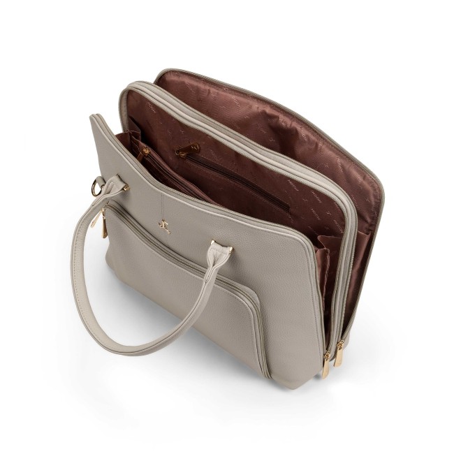 Mochi Women Light-grey Laptop Bag (SKU: 66-856-59-10)