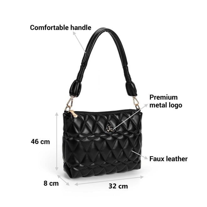 Mochi Women Black Shoulder Bag (SKU: 66-857-11-10)