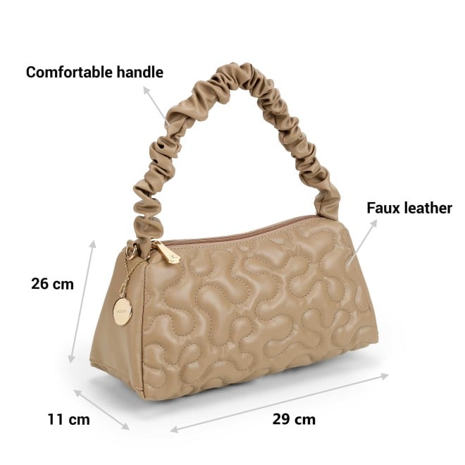 Mochi Women Beige Shoulder Bag (SKU: 66-858-20-10)