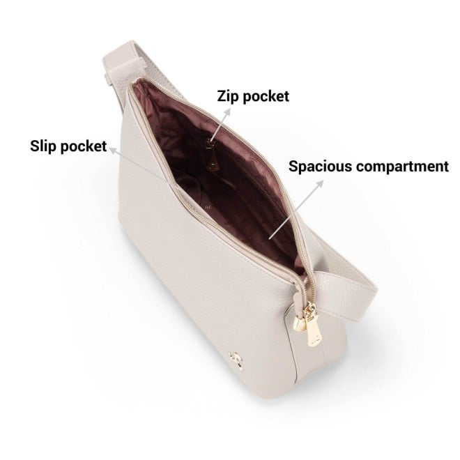 Mochi Women Beige Casual Sling Bag (SKU: 66-859-20-10)