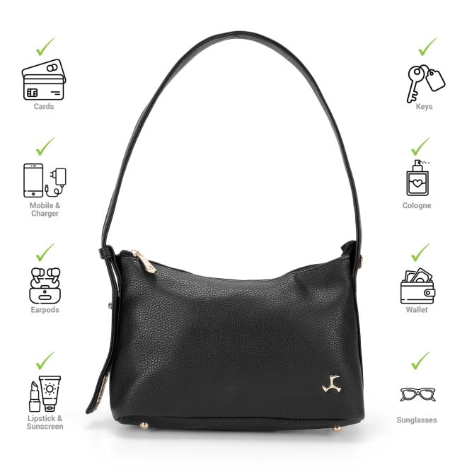 Mochi Women Black Shoulder Bag (SKU: 66-859-11-10)