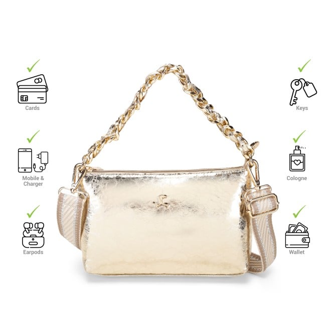 Mochi Women Gold Sling Bag (SKU: 66-861-15-10)