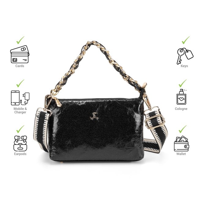 Mochi Women Gun-metal Sling Bag (SKU: 66-861-29-10)